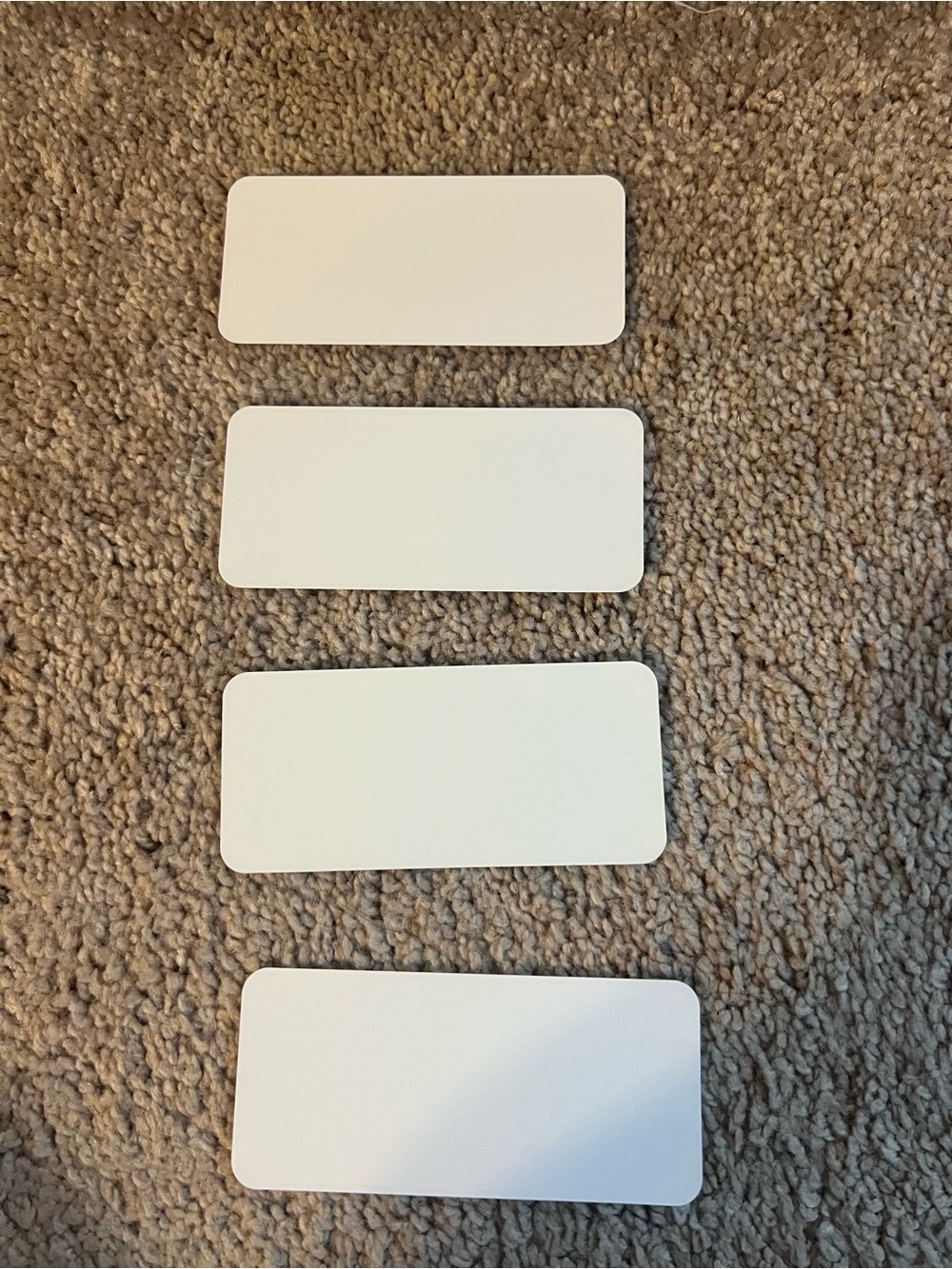 Yeti Color Block Decal Set in Mint, Orange, Lime, Peach Set of 4 - Picture 2 of 6
